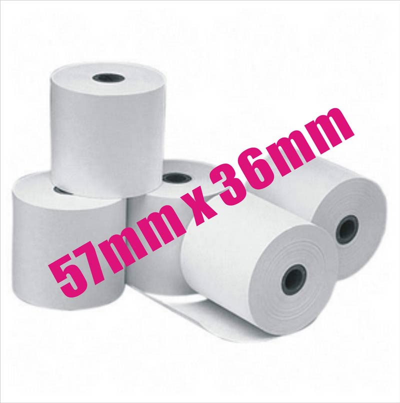 57x36mm Premium Thermal Paper Cash Register Receipt Rolls EFTPOS