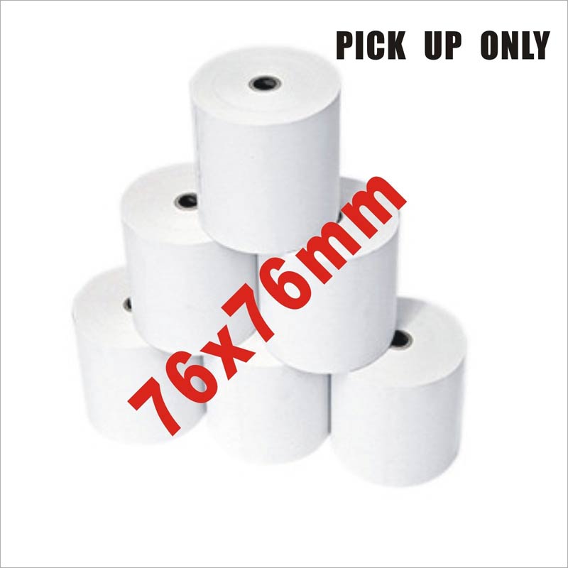 76x76mm Premium Thermal Paper Cash Register Receipt Rolls